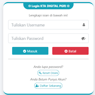 Register PGRI Kota Palu - Persatuan Guru Republik Indonesia Cabang Kota Palu
